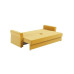 Прямой диван-кровать Имола, еврокнижка, 143х201 см, Желтый, велюр